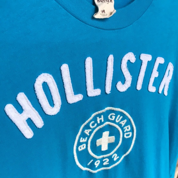 ✨3/$20✨ HP🥳 Hollister Men’s T-shirt Medium Blue Tee Shirt - Picture 4 of 5